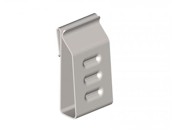 Solar panel exclusion cable clips