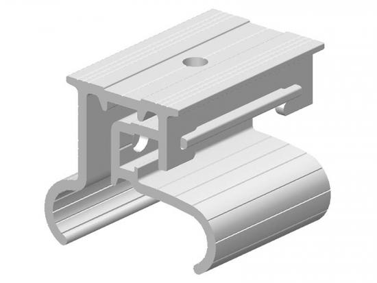 Railless solar panel roof mounting clamps
