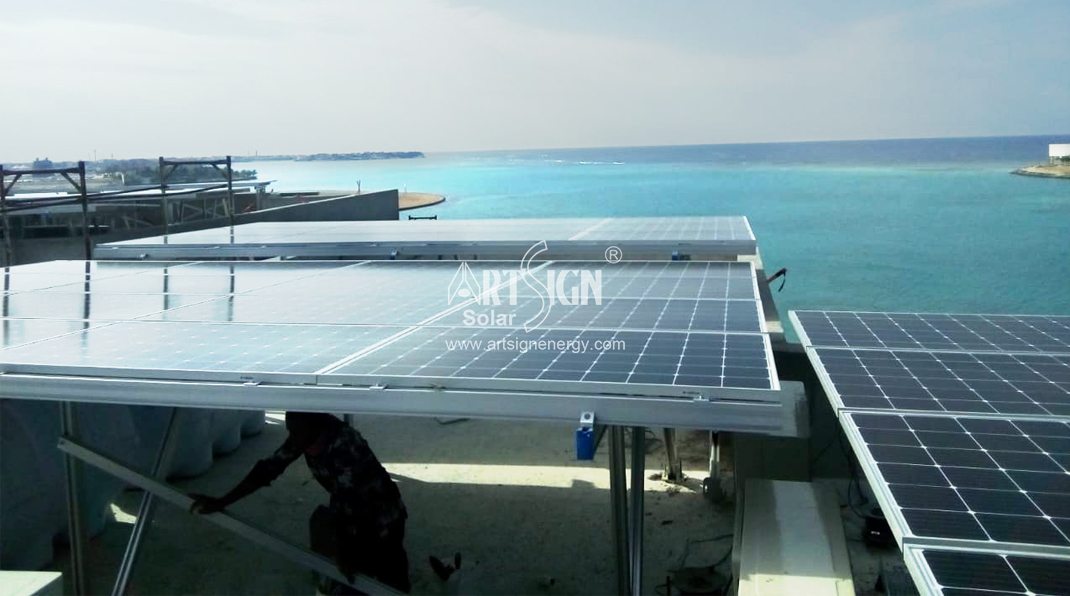 Solar aluminum ground mounting system is strong and antirust.