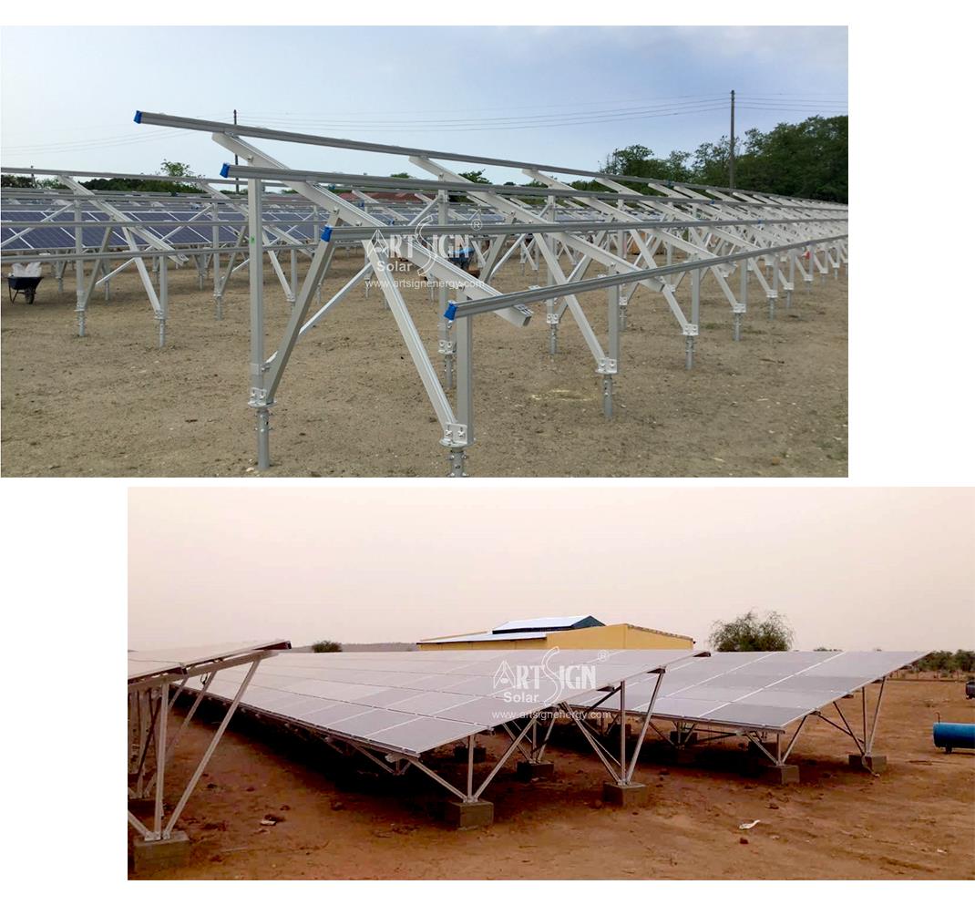 Solar ground mounting