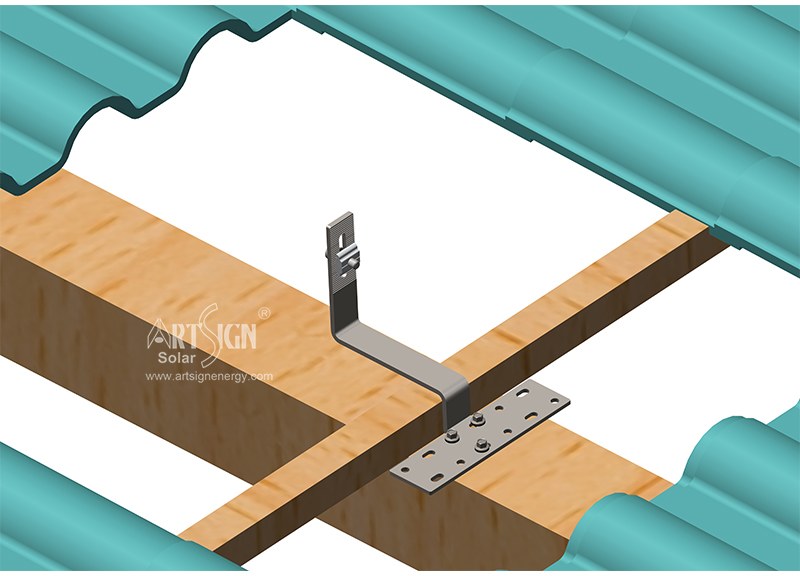 Solar pv roof hooks