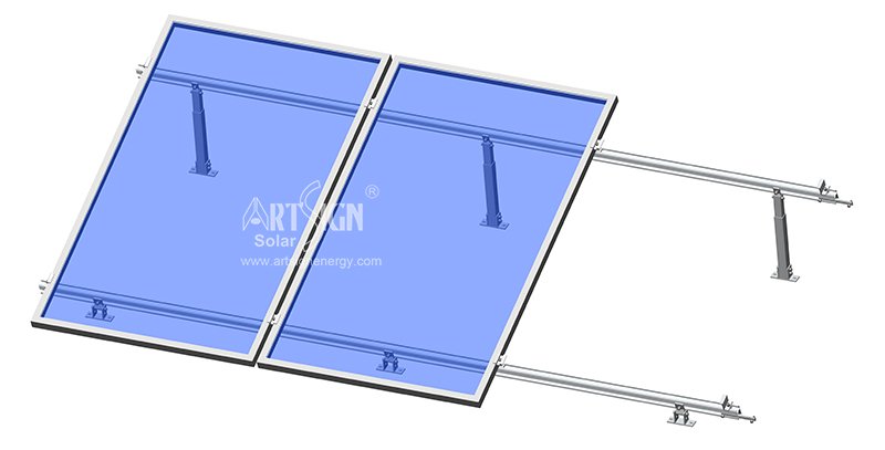 Roof support system (adjustable feet)