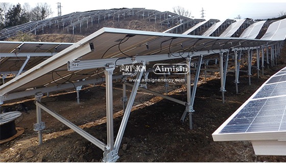 solar ground racking system