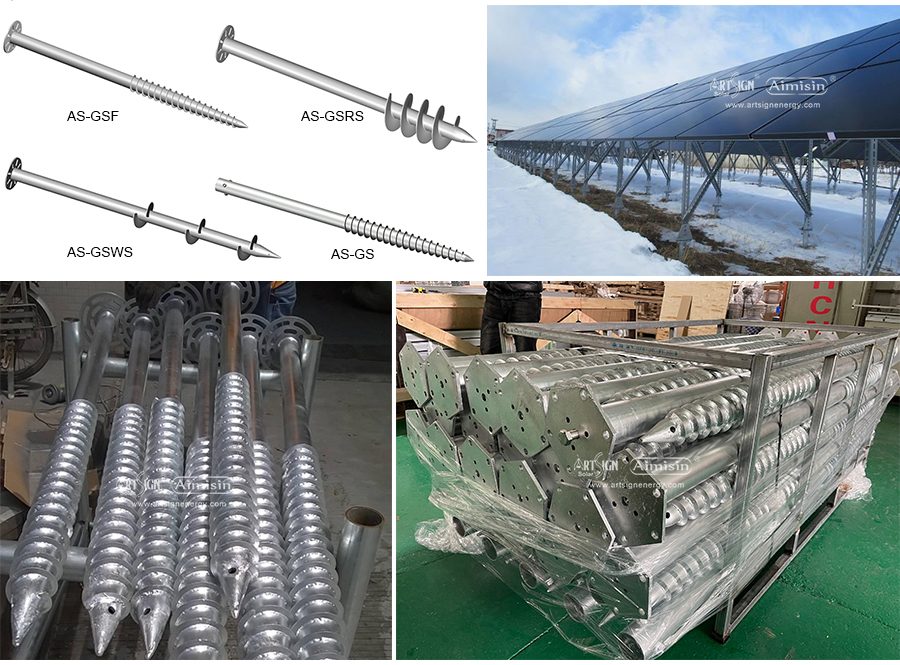 Custom Ground Screws For Solar Mounting