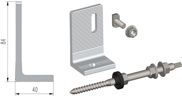 Metal roof solar panel mounting