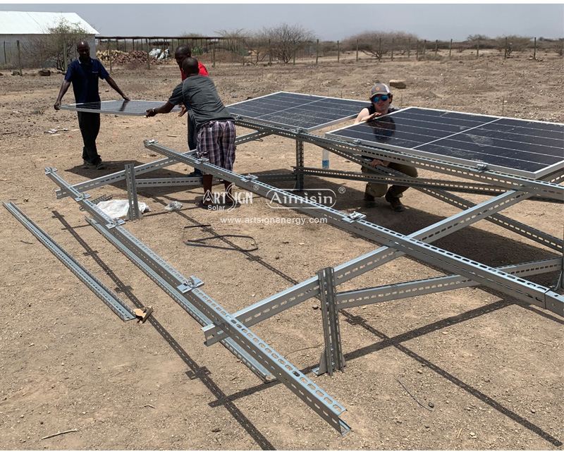 ground mount solar racking