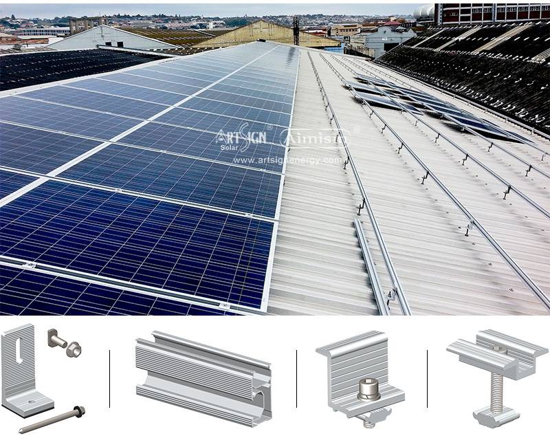Tin/Metal roof L foot solar mounting brackets