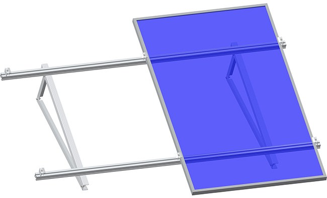 triangle solar mounting structures