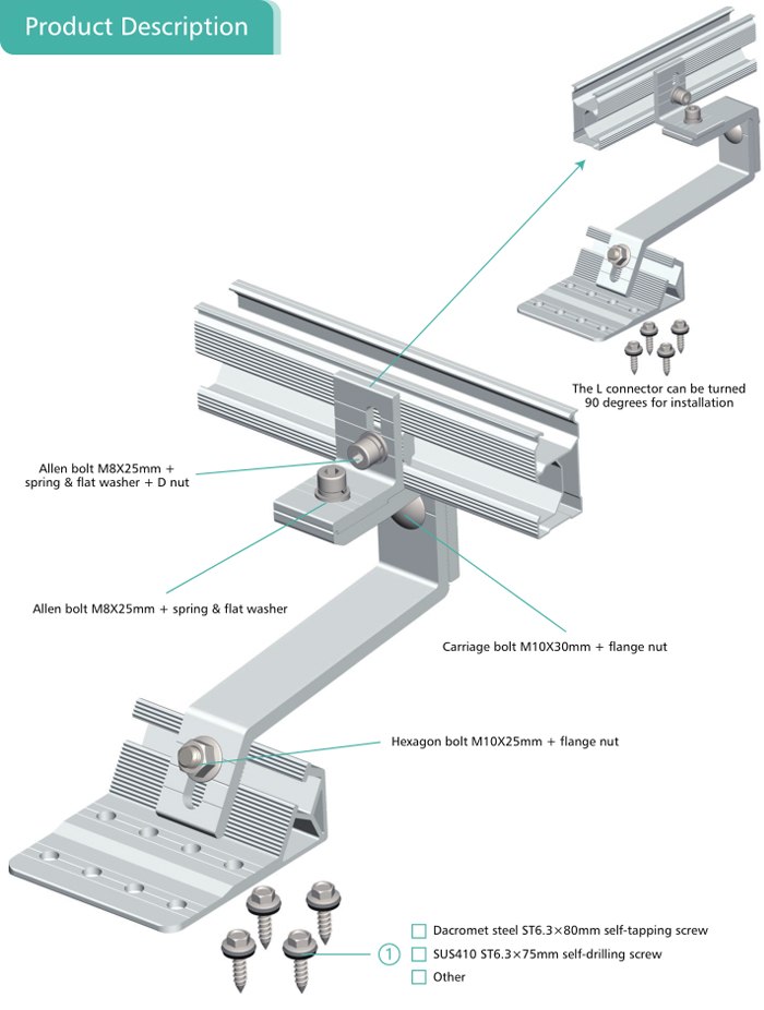 solar roof hook