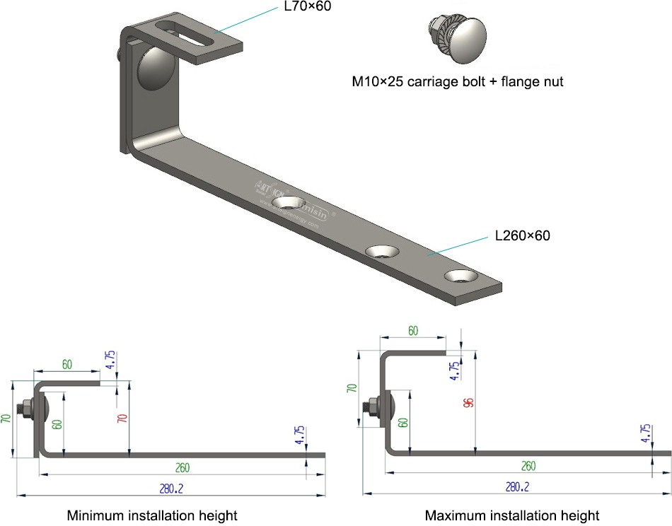 pv roof hook