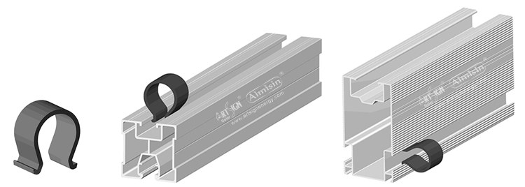 solar panel mounting cable clips