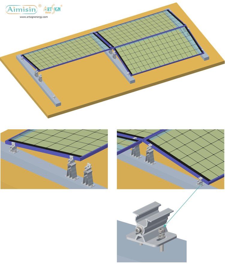 solar racking legs