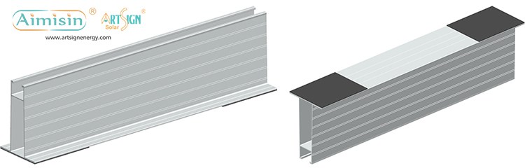 mini rail solar racking