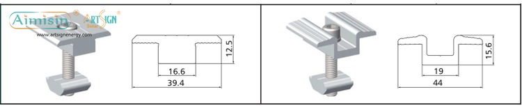 solar mounting middle clamp