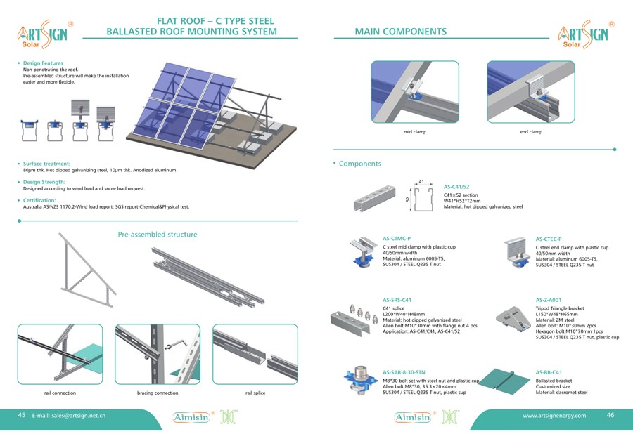 Flat Roof PV Racking
