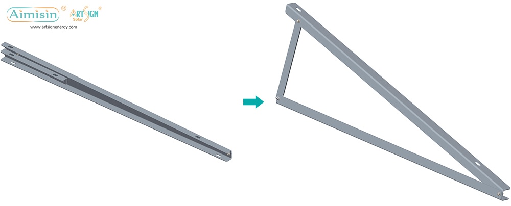 solar tripod bracket