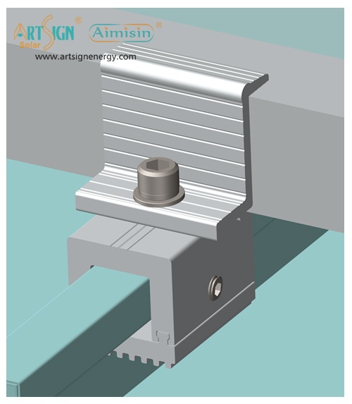 AS-N1A-50 N-clip with L feet kit