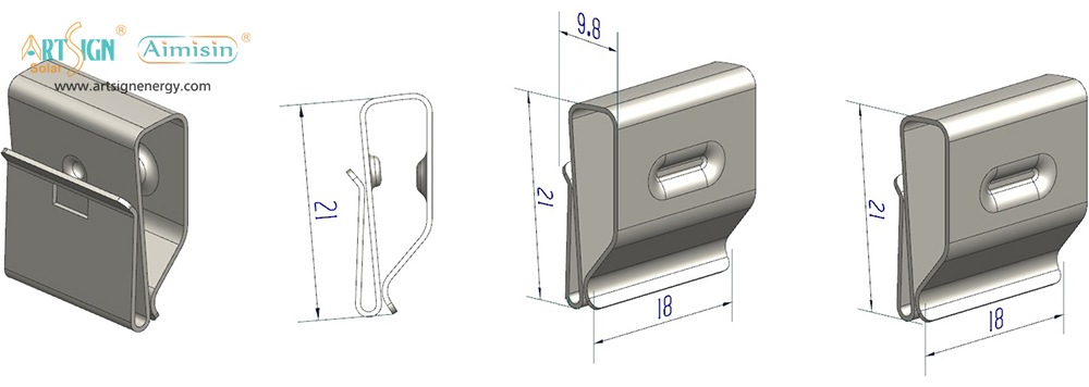 ART SIGN pv cable clip AS-CL-01