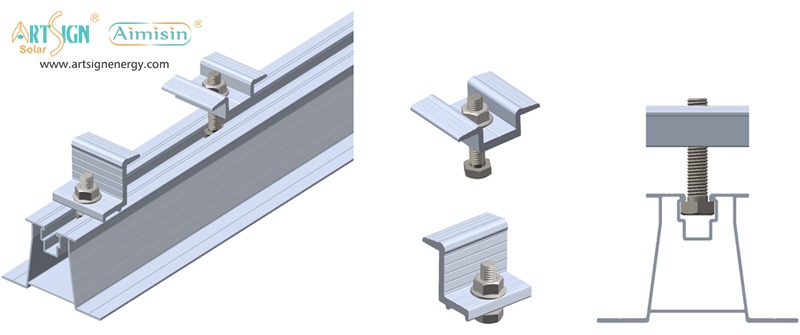 Metal roof rail