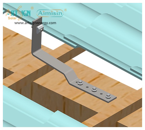 art sign tile roof solar brackets AS-RH-20