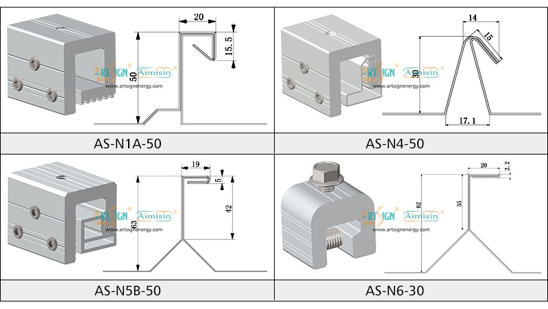 standing seam clamps