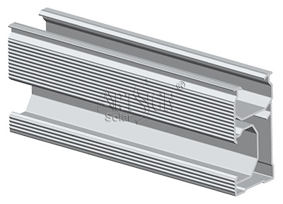 D nut solar mounting rail