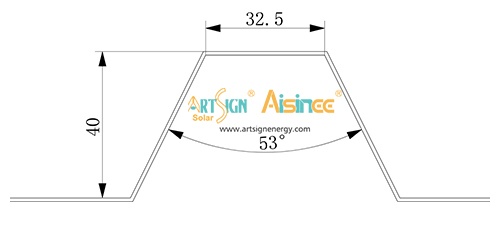 ART SIGN solar panel roof rack bracket AS-ARH-26