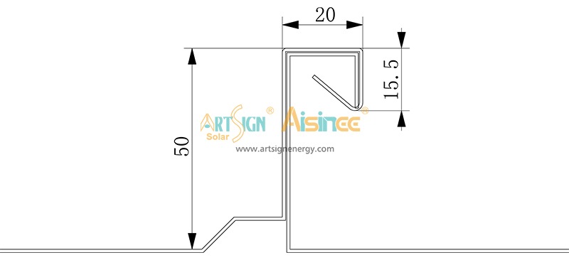metal roof solar bracket