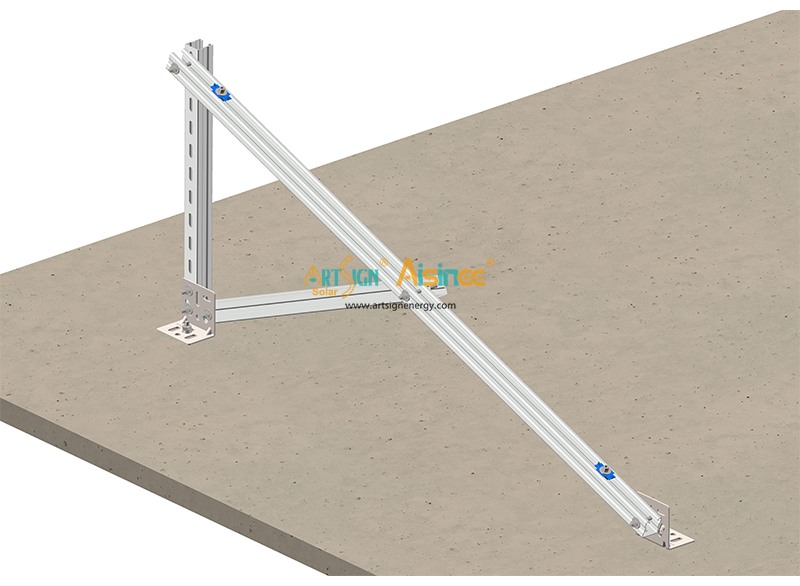 strong c steel solar support