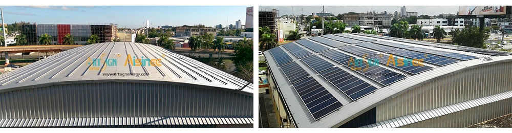 ART SIGN standing seam solar mounts case study