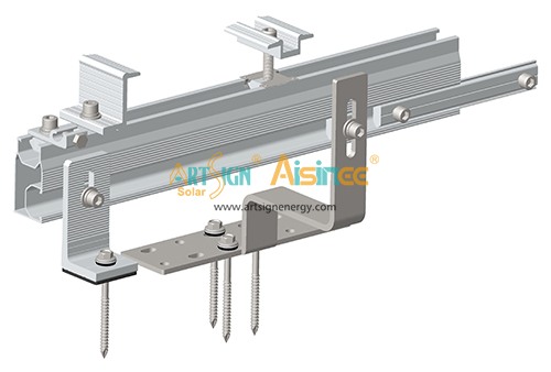 ART SIGN aluminum bracket and L foot.