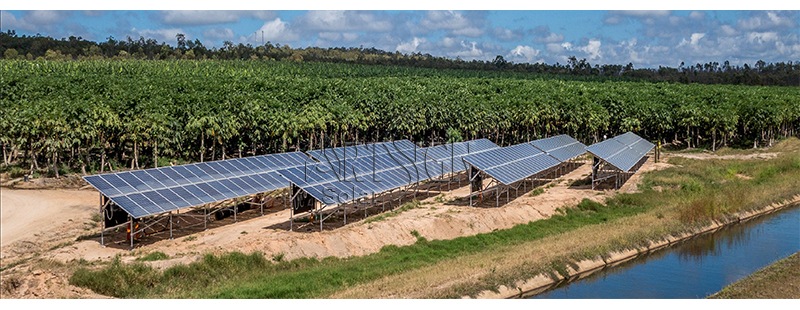 Solar support structure in coastal areas Solar support structure in coastal areas