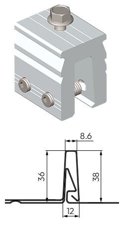 solar panel roof clips solar panel roof clips