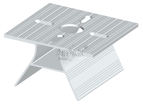 Non penetrating solar roof mount Non penetrating solar roof mount