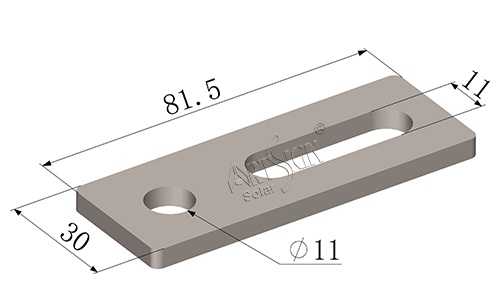 SUS304 solar roof hook plate