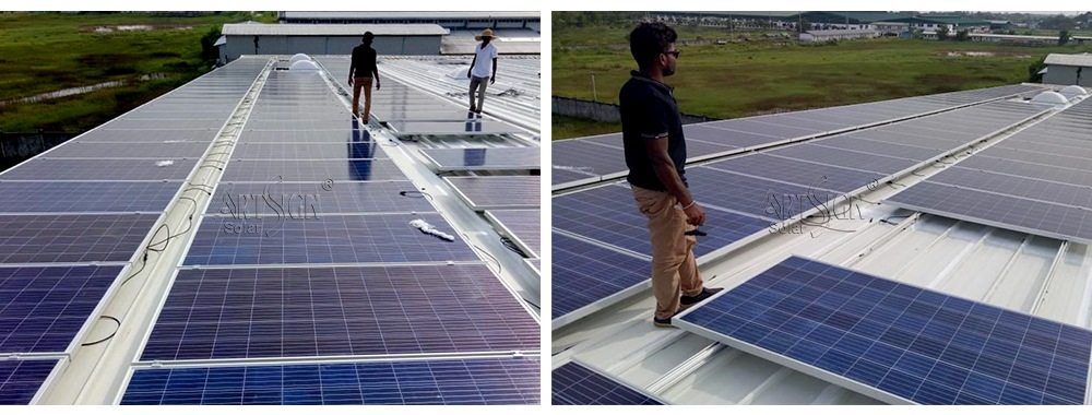 orrugated metal roof solar mounting components