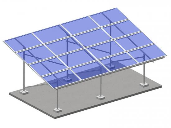 Ground mount solar racking