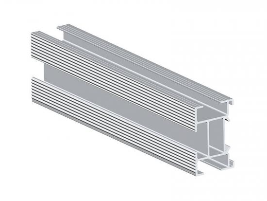 Aluminum solar panel rails