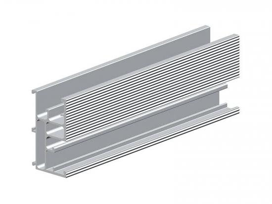 Solar panel mounting rails