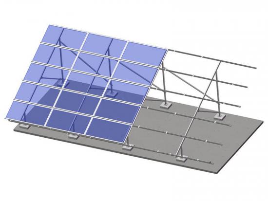 C type steel ground solar panel mounting structures for pv systems