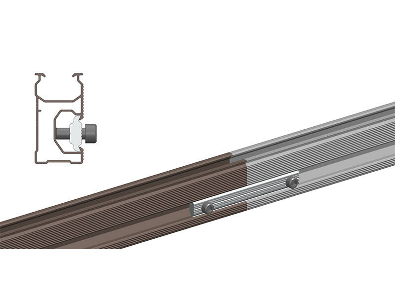 China Aluminum Solar Panel Roof Rails D Rail 01A# Manufacturer And ...