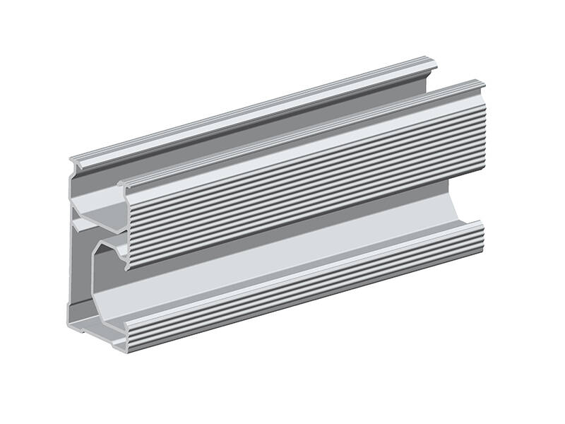 China Aluminum Solar Panel Roof Rails D Rail 01A# Manufacturer And ...