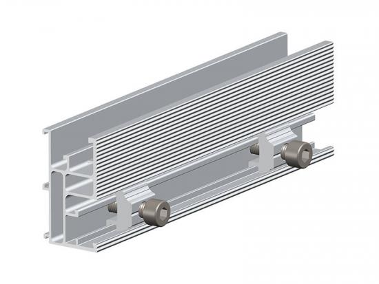 E rail splice for solar