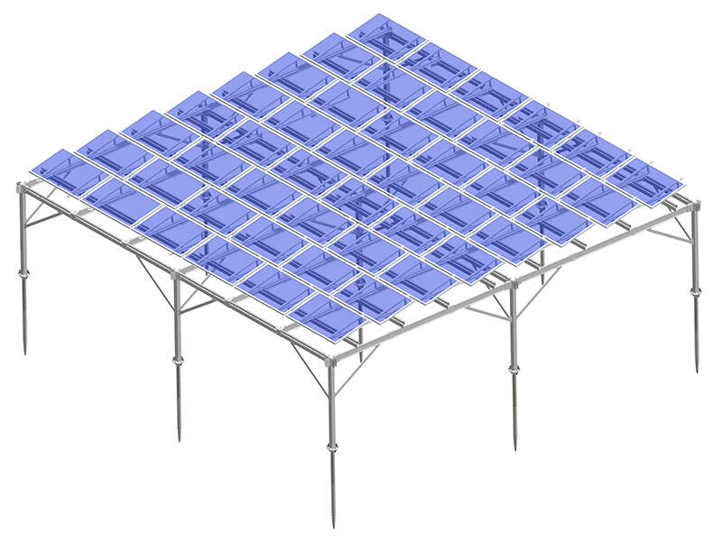 Steel agricultural farm solar mounting system - C type carbon steel 