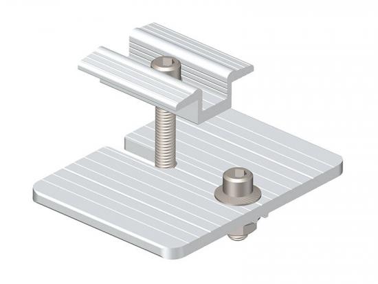 Mid clamp for solar module mounting structure suppliers