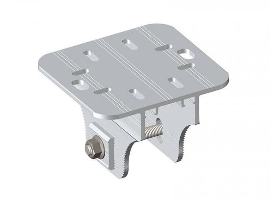 Solar panel aluminum stand cap