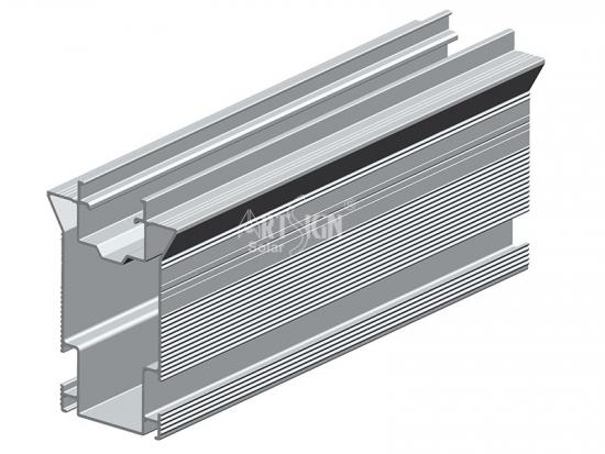 aluminum solar structure rail