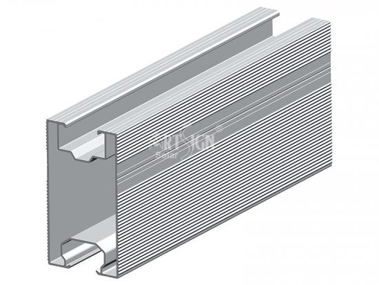 aluminum solar structure rail