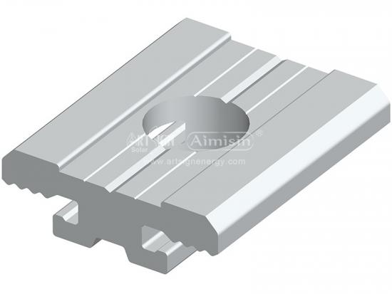 pad nuts structure for solar pv panel ground mounting support bracket