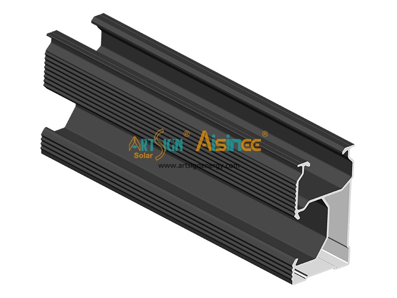Solar panel mounting rails D rail 01B#